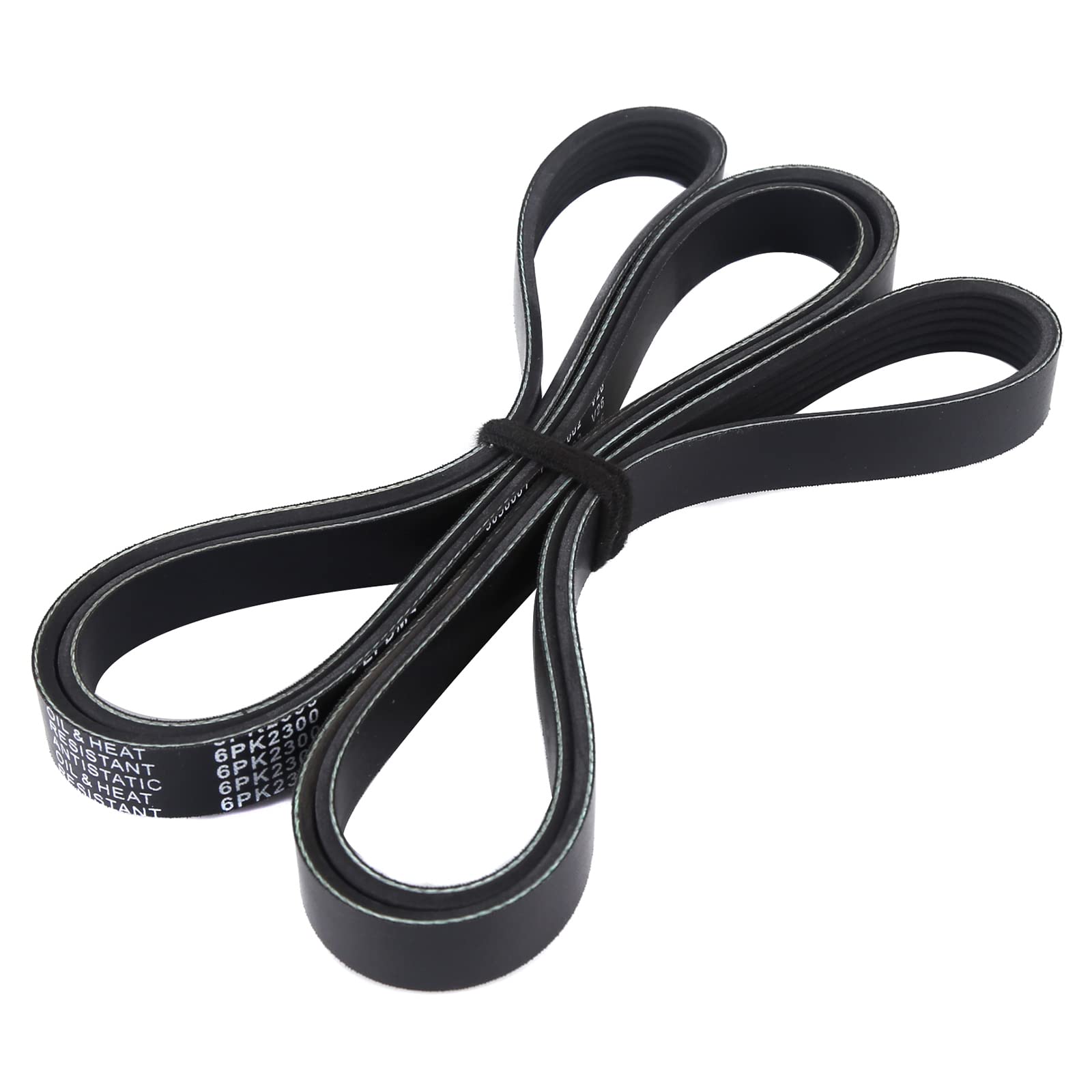 Moca 6Pk2300 Serpentine Belt Fits 04-05 For Chevrolet Impala Monte Carlo 3.8L & 04-06 Chevy Trailblazer 4.2L & 04-08 For Pontiac