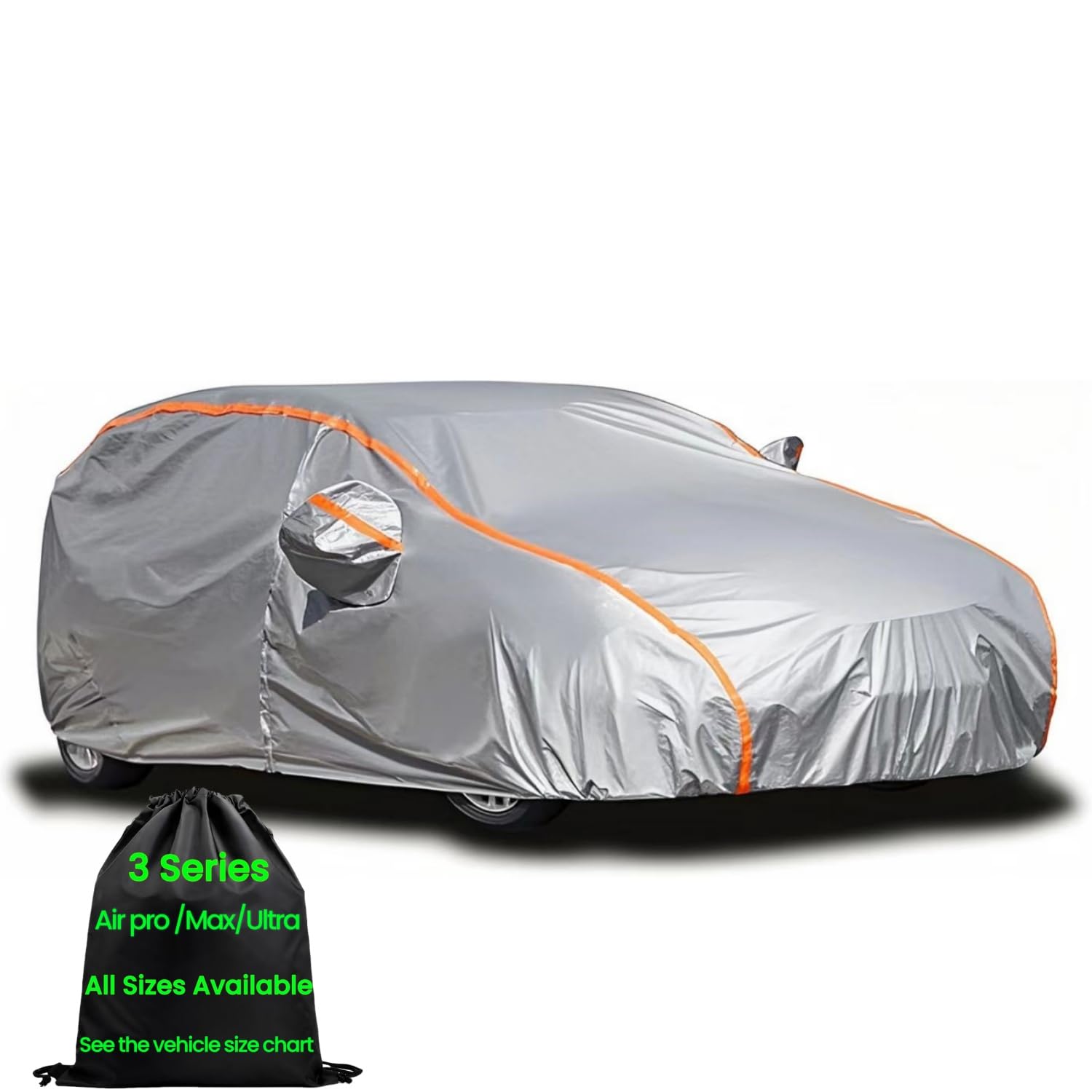 Anitant Hatchback Car Cover Car Snow Cover Car Tarps Waterproof Fit Golf Gti Vw Beetle Toyota Matrix Chevy Hhr Ford Fiesta Civic