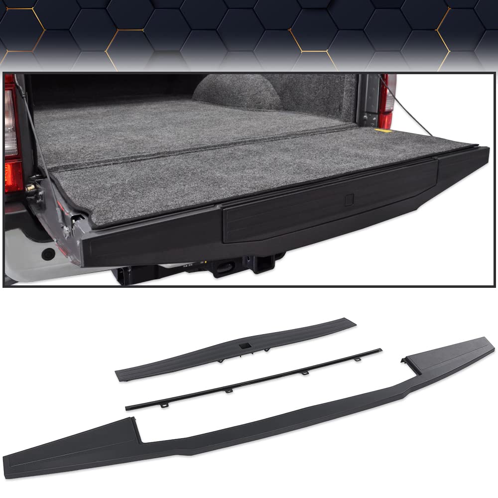 Pit66 Complete Tailgate Cap Molding Kit Compatible With Ford Super Duty F250 F350 2017 2018 2019 2020 Hc3Z-9941018-Ac, Hc3Z-1540