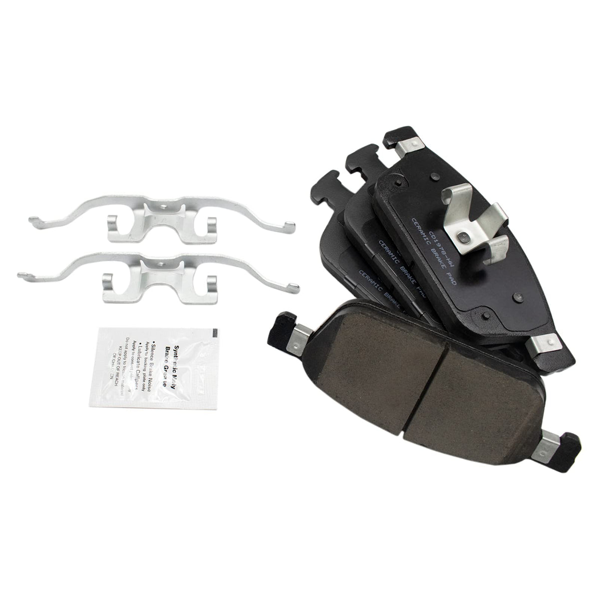 TRQ Front Brake Pads Ceramic Compatible with 2017-2019 Ford Escape 2018-2019 Lincoln MKC