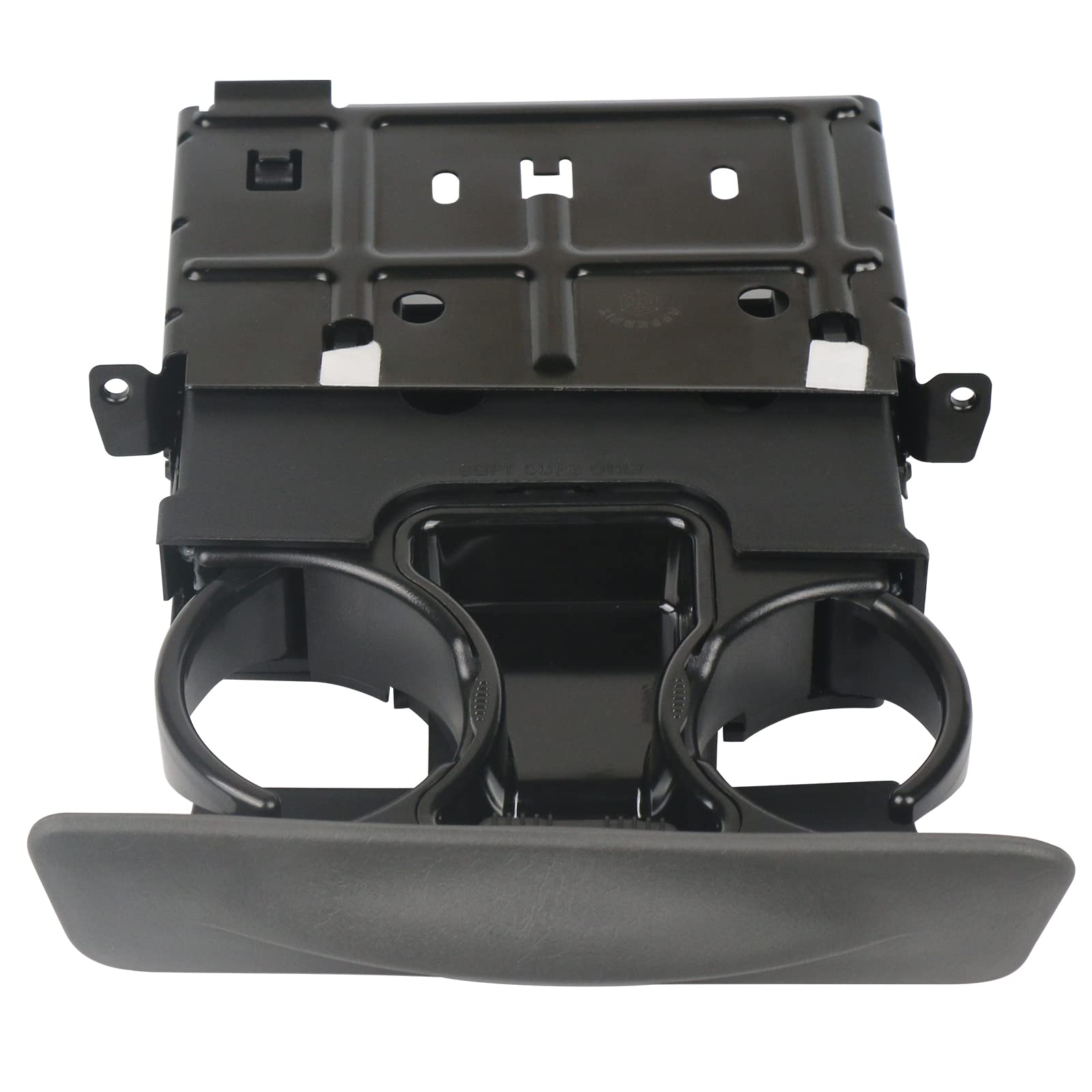 Apperfit In Dash Cup Holder (Dark Gray) For 1999-2004 Ford F250 F350 F450 F550 Super Duty Truck 2000-2004 Excursion