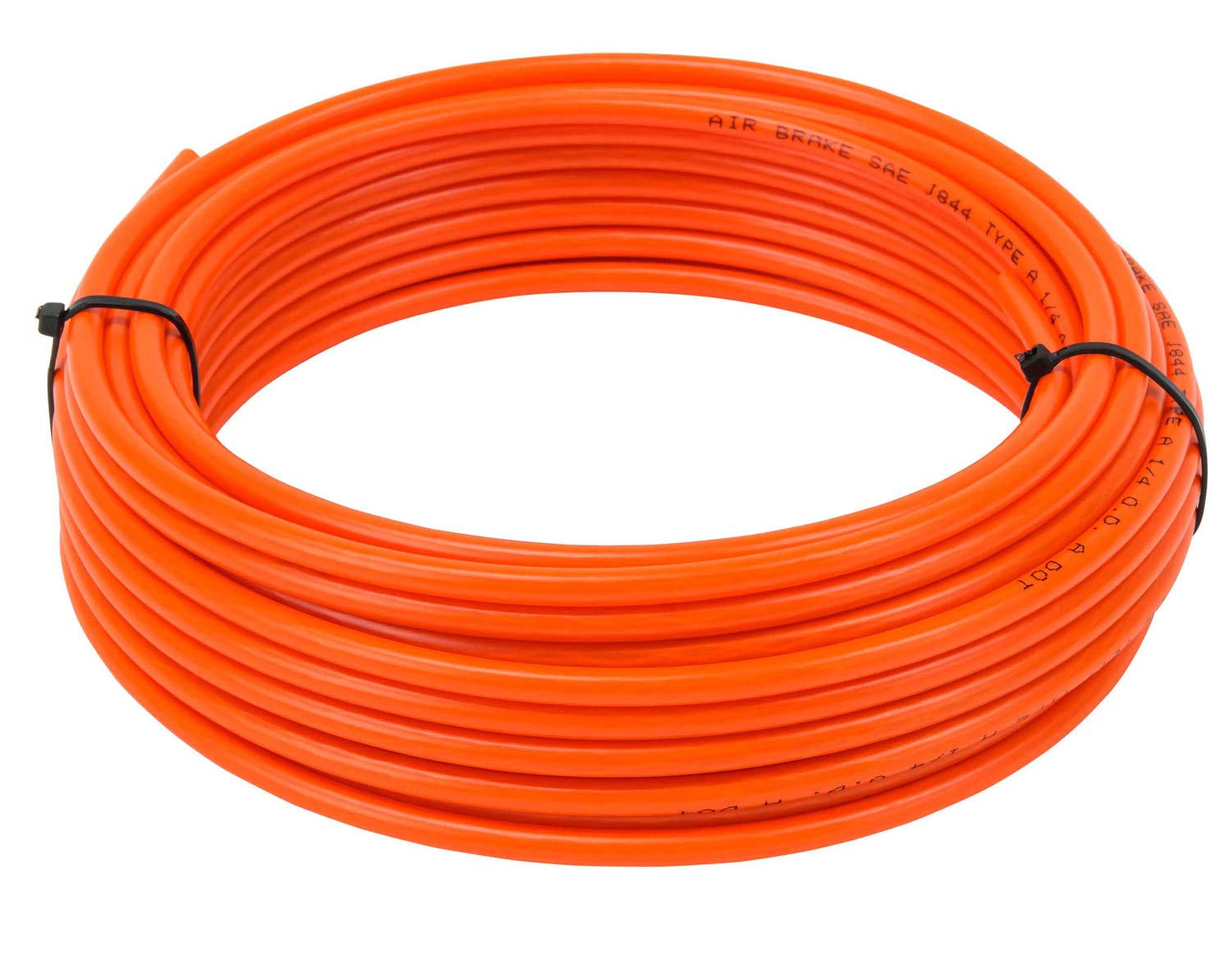 Mytee Products 3/8'' OD x 100' Orange SAE J844 Nylon Air Brake Tubing DOT Approved | Pneumatic Nylon Air Line Hose for Air Brake