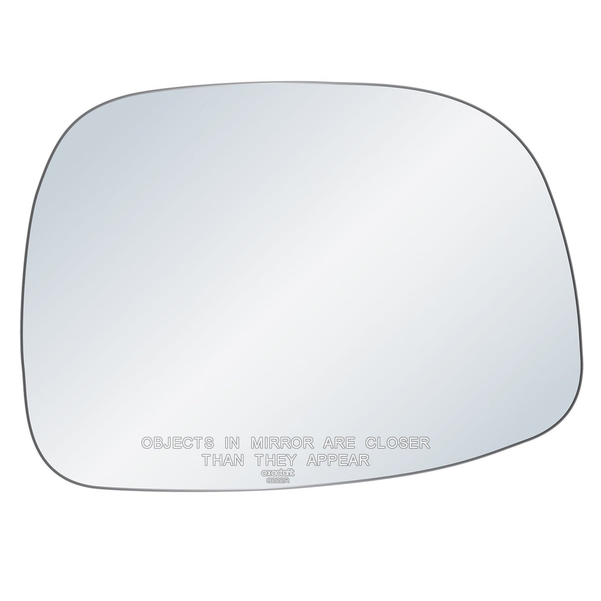 Exactafit 8222R Passenger Side Mirror Glass Replacement Repair Compatible With 2