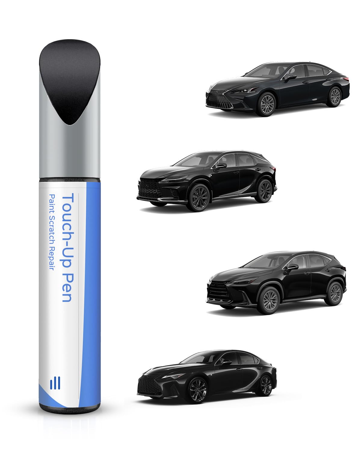 PARTS4EV 223 Caviar Touch Up Paint Compatible with Lexus Exact Match-Chips and Nicks Touch Up (for CT/ES/GS/GS F/GX/IS/LC/LS/LX/