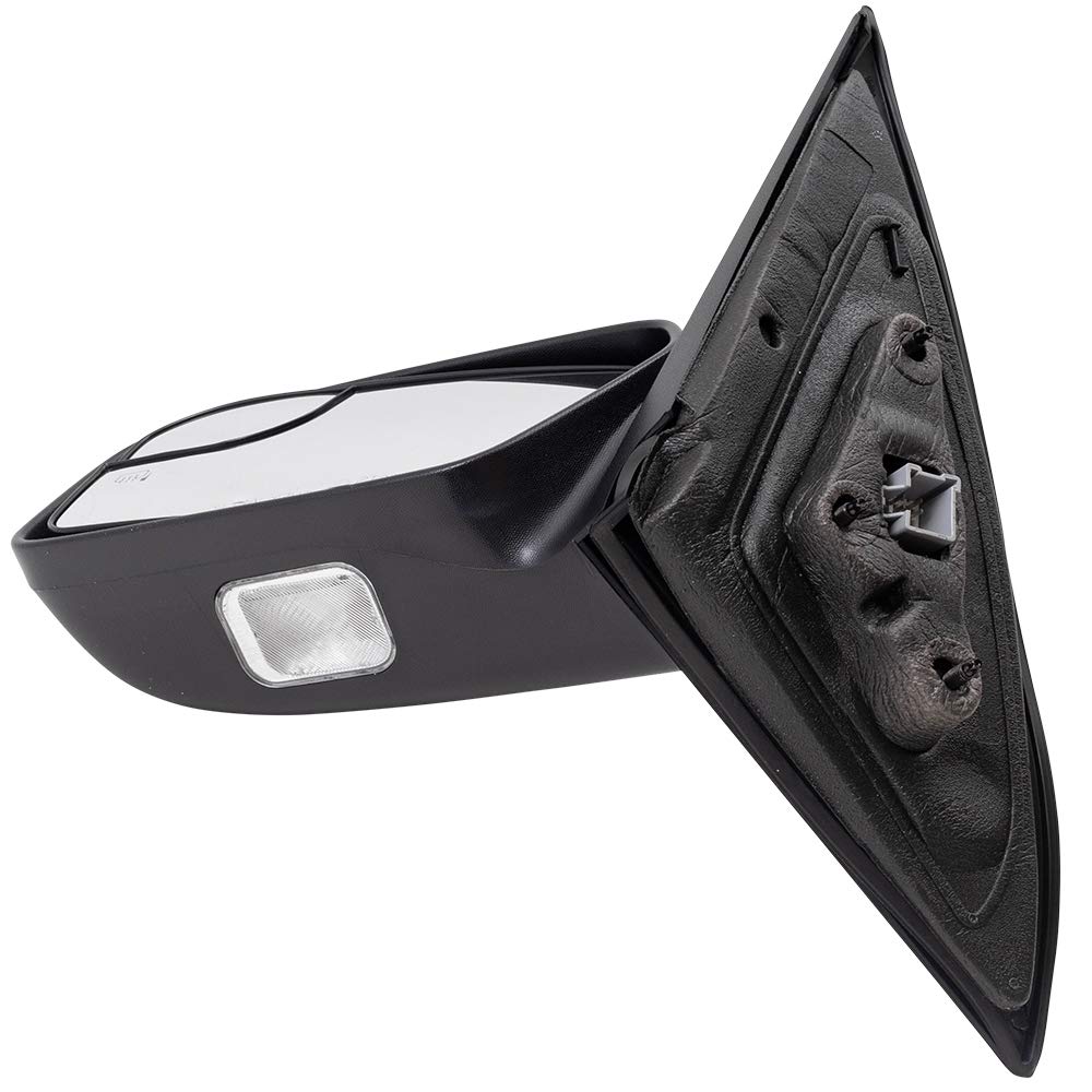 Brock Drivers Power Side View Mirror Heated Puddle Lamp Textured fits 11-12 Ford Fusion 11 Mercury Milan (INCLUDING Hybrids) rep
