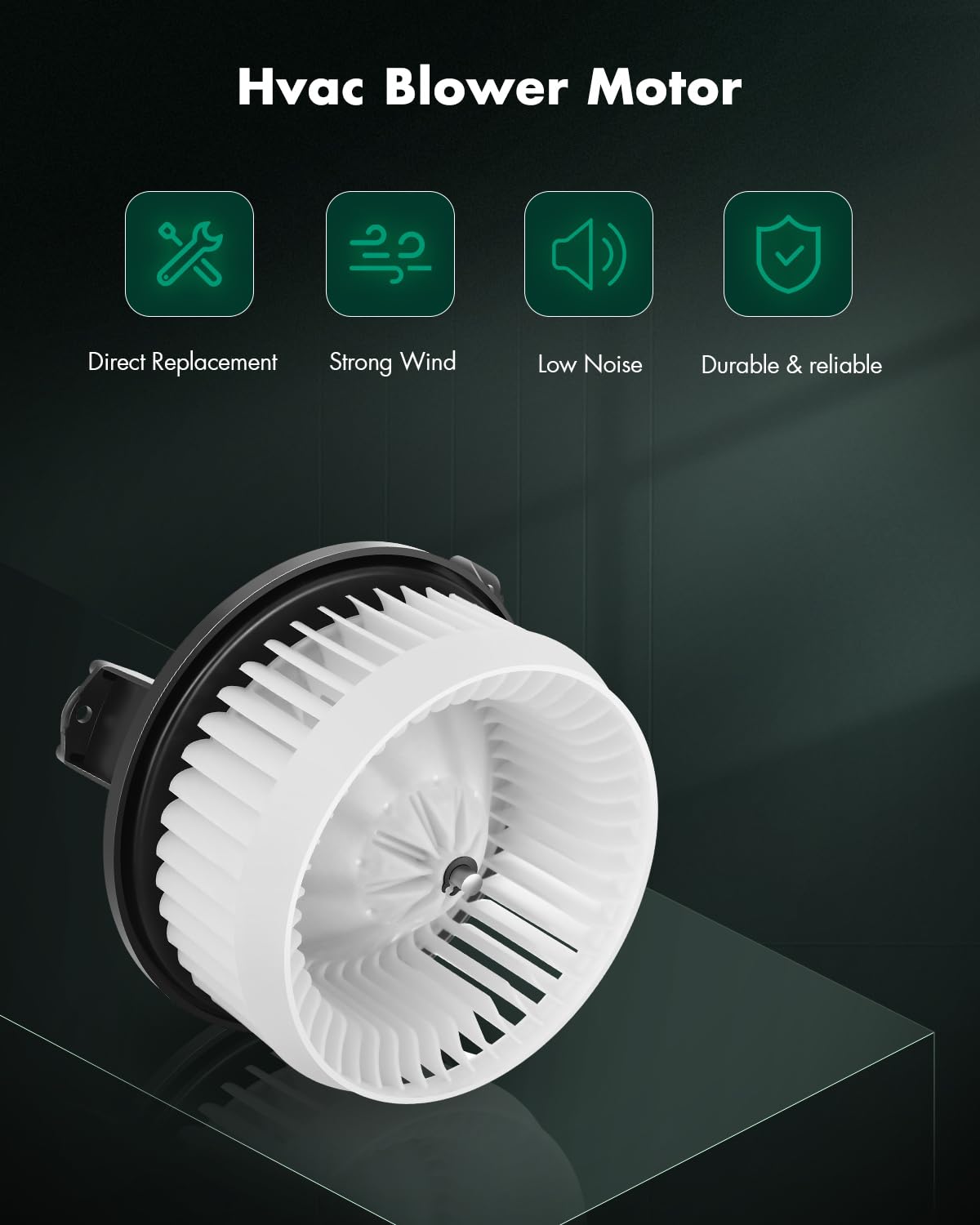 SCITOO HVAC Blower Motor with Fan Fit for 2007-13 for Acura MDX / 2009-16 Dodge Ram / 2007-2017 Lincoln MKX / 2007-2017 for Ford