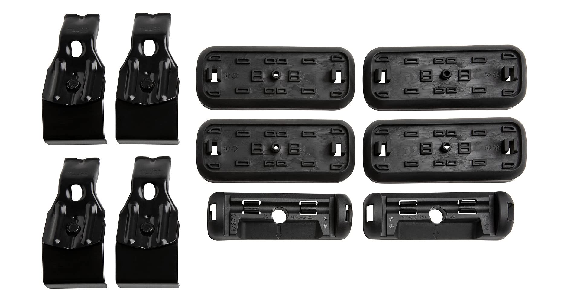 Rhino Rack Pad & Clamp Kit - Dk289, Set Of 4