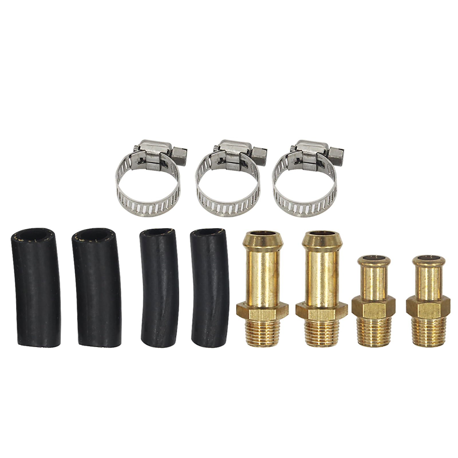 Lvoup Manual Adjustable 1-5 Psi Fuel Pressure Regulator Carburetor Carb Fuel Pump Kit With 0-15 Psi Pressure Gauge And Fuel Block