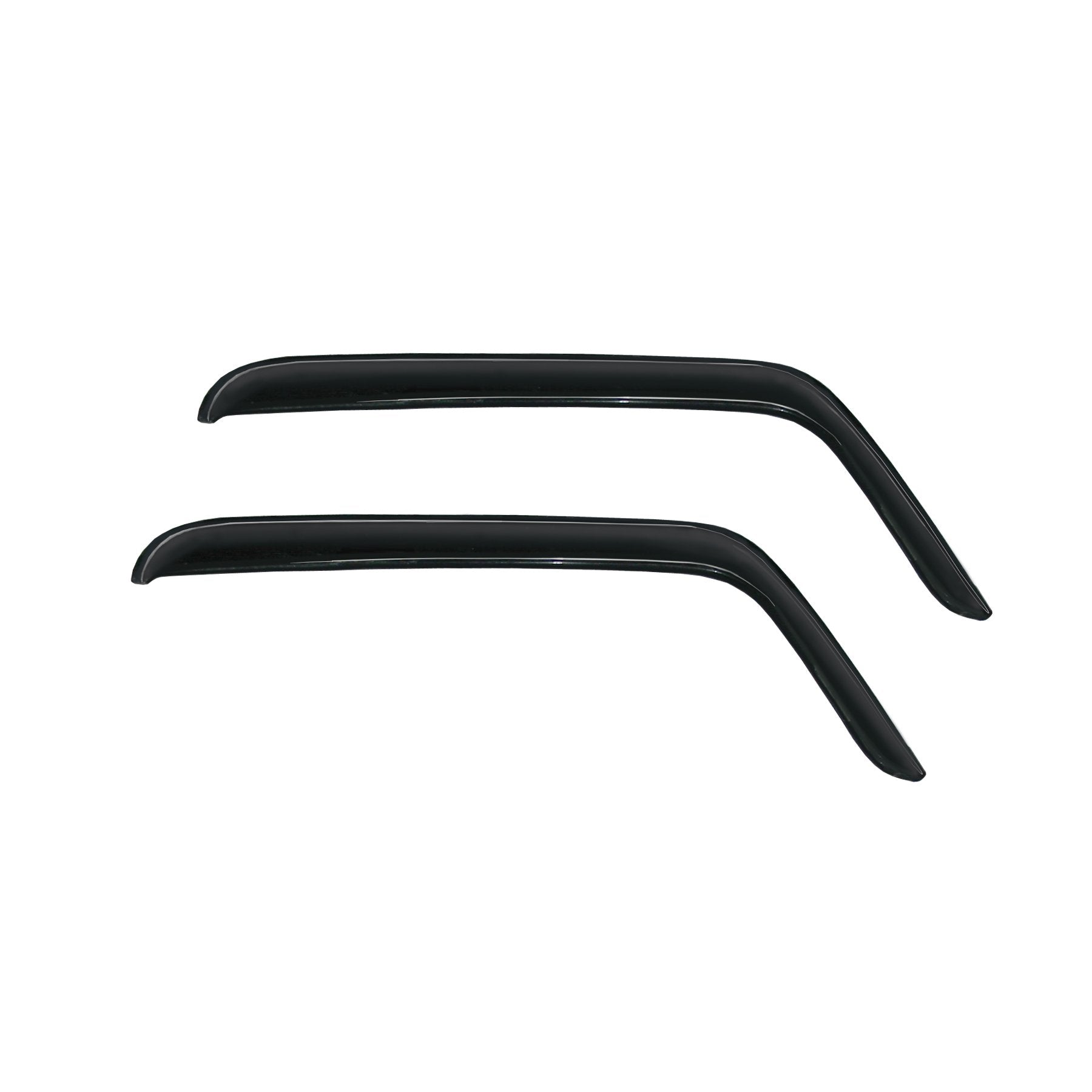 Gldifa Wind Deflector Compatible With 07-18 Jeep Wrangler Jk 2 Door Sun Rain Guards Window Visors 92328