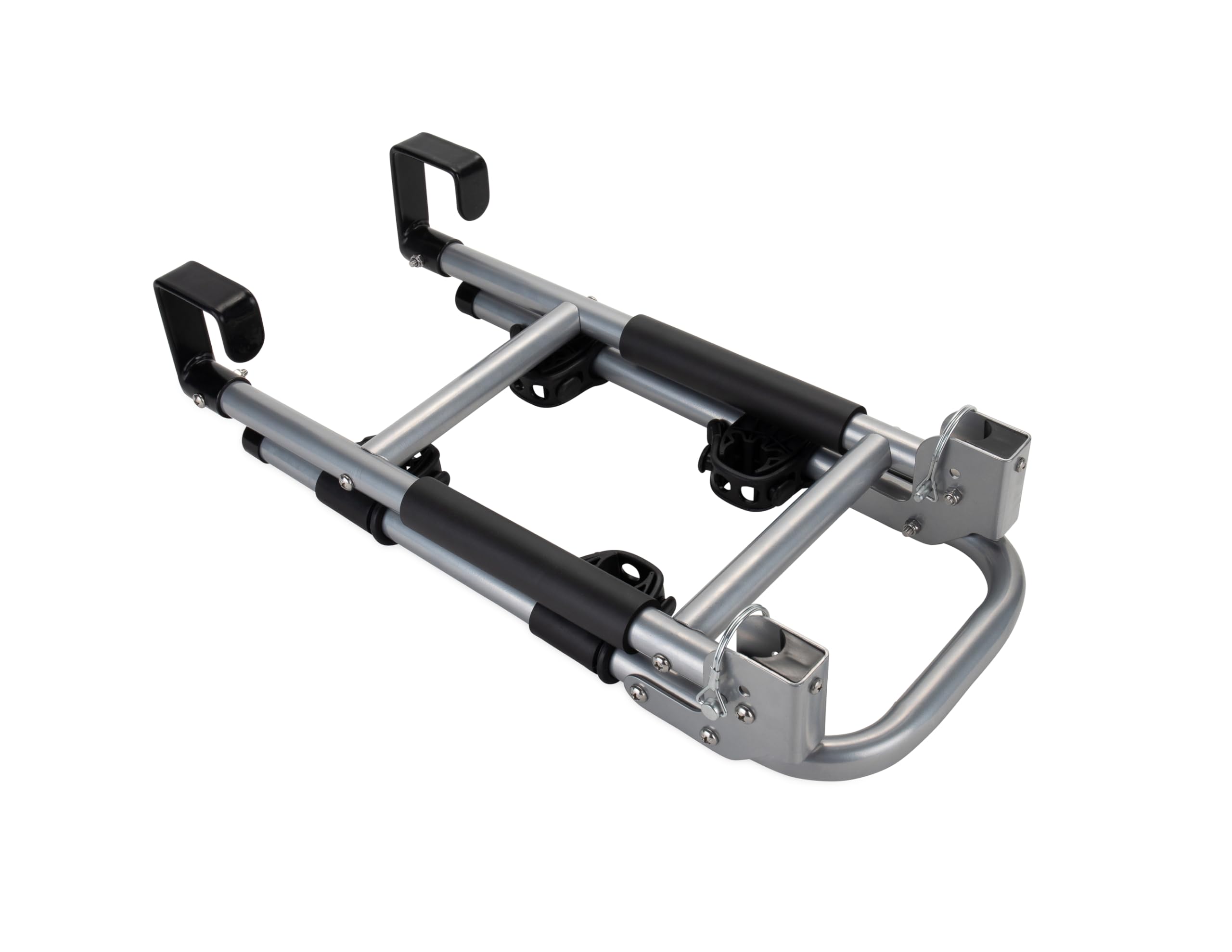 Camco RV Ladder Mount Bike Rack - Easily Holds 2 Bikes & Folds for Convenient RV Storage - Max Weight Capacity of 60 lbs - Desig