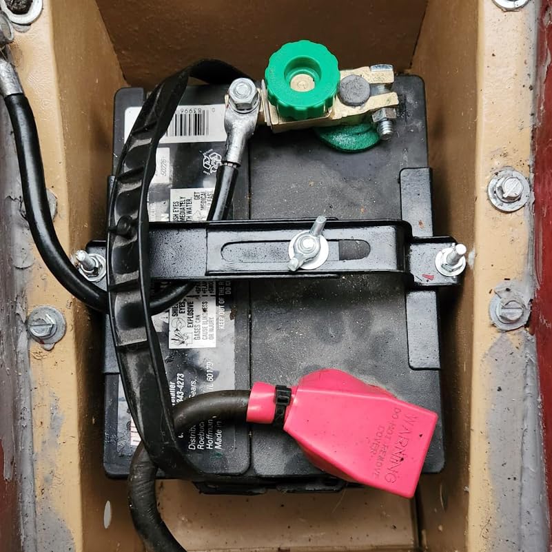 Ampper Top Post Battery Disconnect Switch, Battery Master Switch Isolator For Power Disconnect Cut Off (1 Pack)