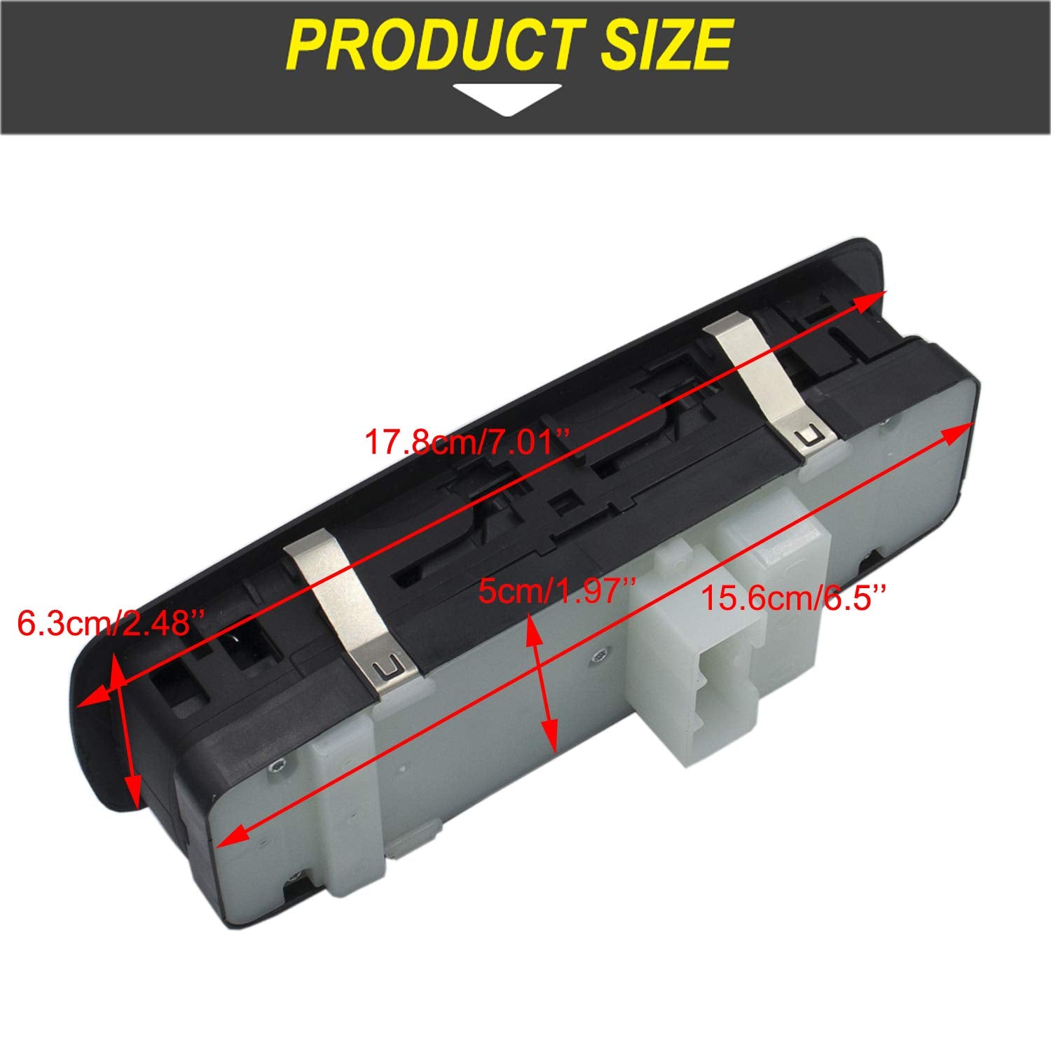 Driver Door Master Power Window Switch Compatible For 2011-2014 Jeep Grand Cherokee Dodge Durango Replace Oe # 68086693Ac 68086693Ad- Double Auto 11 Pins, Please Check Oe Number And Plug Pins