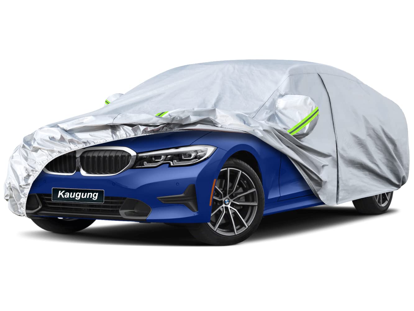 Kaugung 6 Layers Car Cover Custom Fit Bmw 3 Series 320I 328I 330I 335I F30 2011-2025, Waterproof Car Cover All Weather For Autom