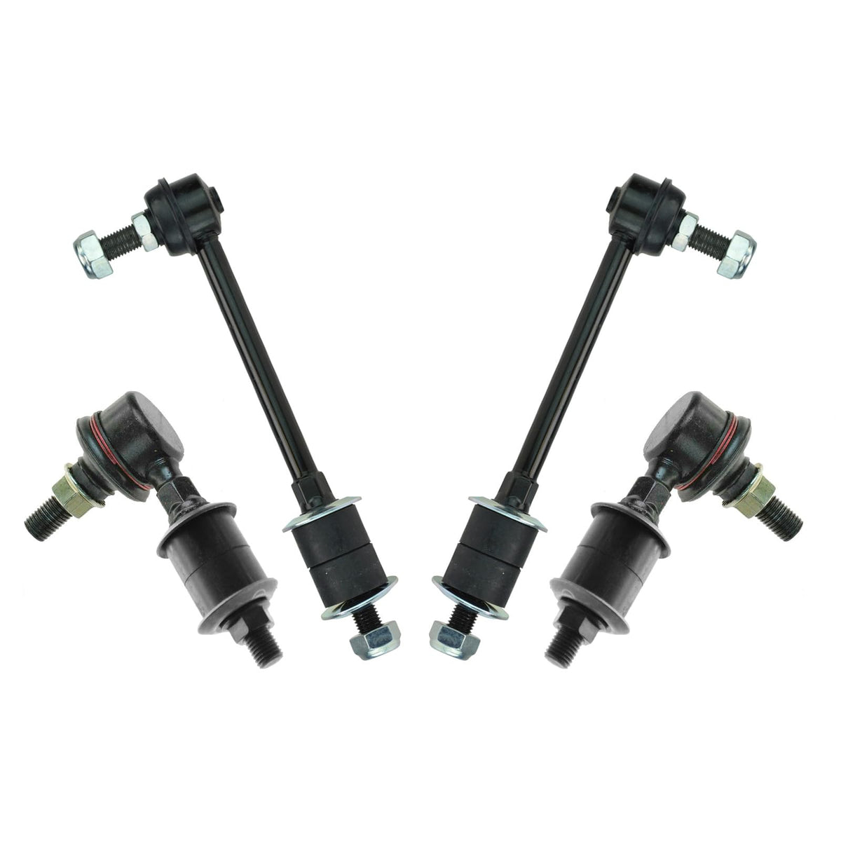 Trq Sway Bar Stabilizer Link Set Front & Rear Compatible With 91-93 Nx 90-95 Sentra