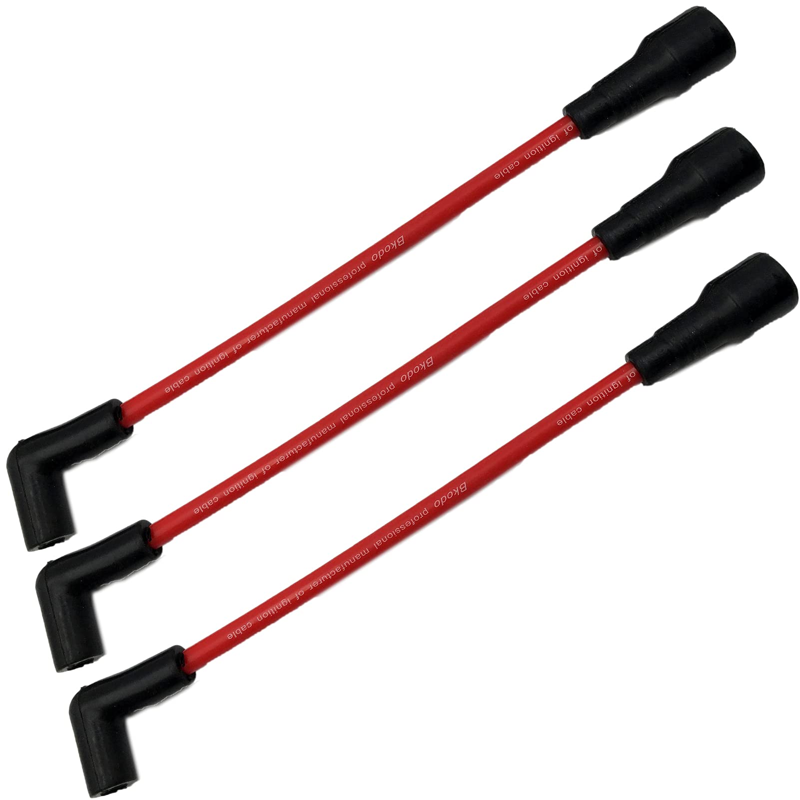 LIZAPUS Mercury 65-90HP Ignition Spark Plug Wire Cable Set - High Tension, 3 Cylinder, Durable Performance