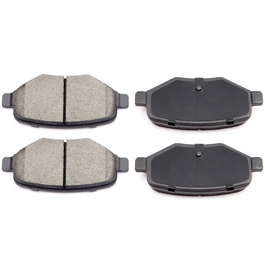 Eccpp D1377-8488 Rear Ceramic Disc Brake Pad Set - Fit For Ford Edge 2011-2015, Explorer 2011-2019, Flex 2009-2017, Taurus 2010-