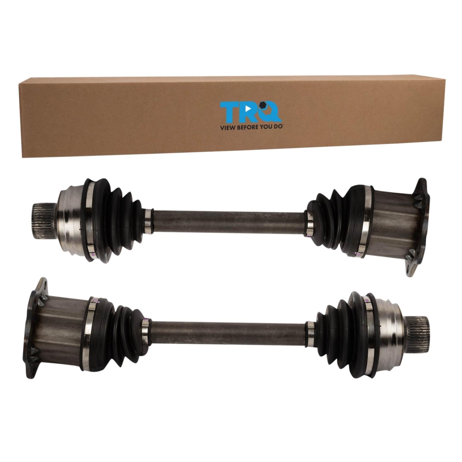 Trq Front Cv Axle Shaft Assembly Set Compatible With 2013-2016 Audi A4 Quattro 2013-2017 A5 Quattro Allroad