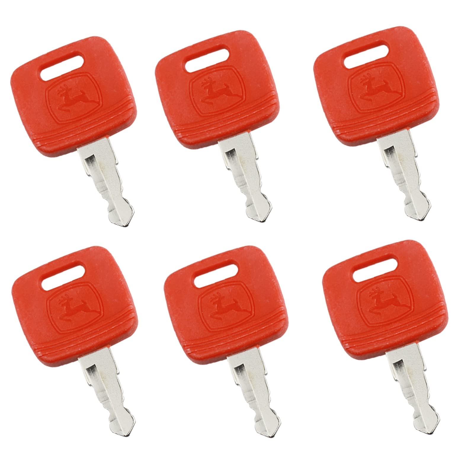 Ignition Key Re183935 Re71557 Key Replacement For J-Ohn Deere Tractor 2038R 5320 3120 3320 3720 4210 4320 4510 4710 5045E 5103 5