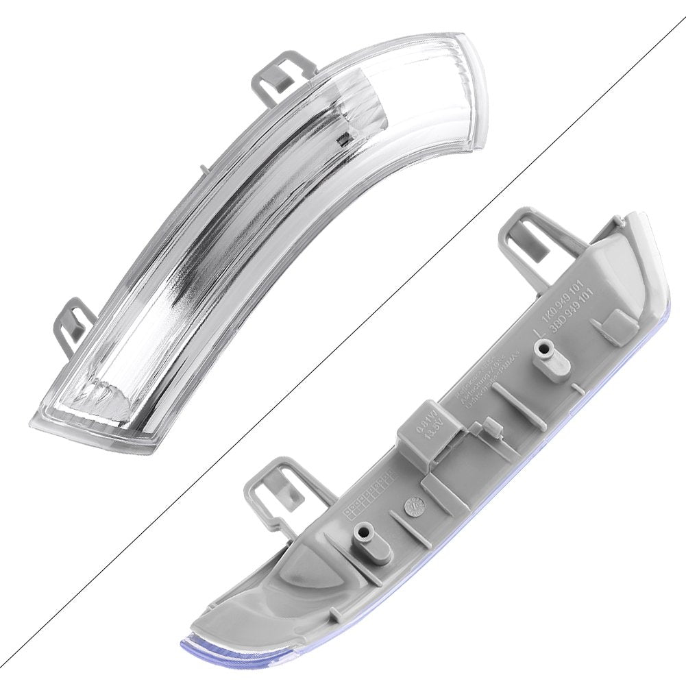 Left Side Wing Mirror Indicator, Keenso Left Wing Mirror Turn Signal Light Bulb For Vw Mk5 Passat Sharan Suberb Alhambra 1K0949101