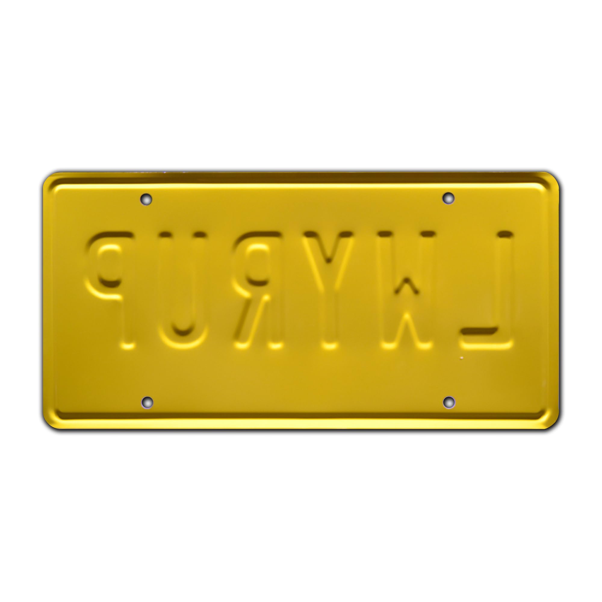 Celebrity Machines Metal Stamped License Plate - Breaking Bad LWYRUP, Durable Aluminum, Unique Design, Perfect for Collectors