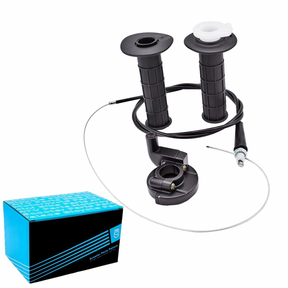 Twist Throttle Hand Grips Cable Clamp Compatible With Coleman Ct100U 3Hp Trail M