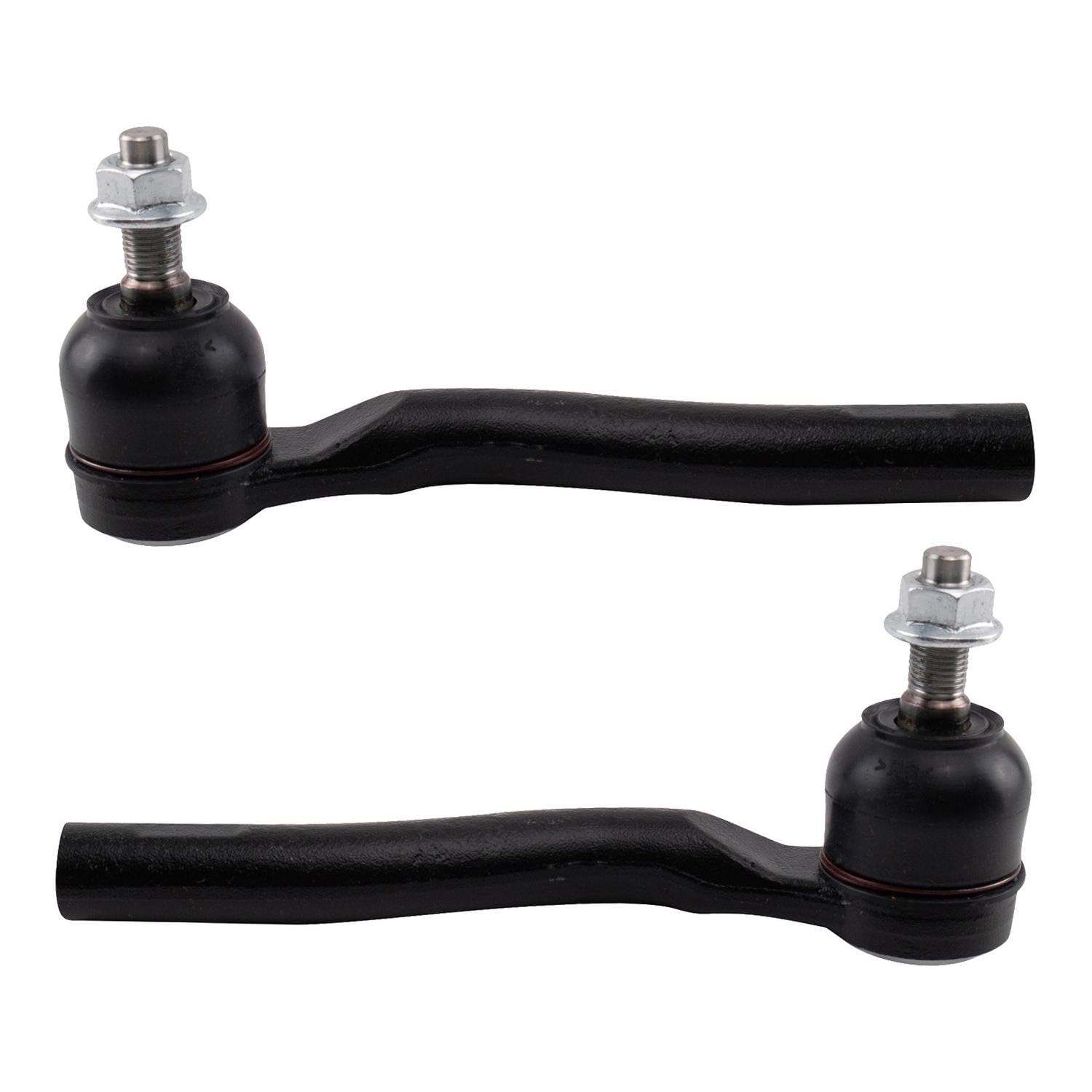 TRQ Front Outer Tie Rod Set Compatible with 2019-2023 Mazda 3