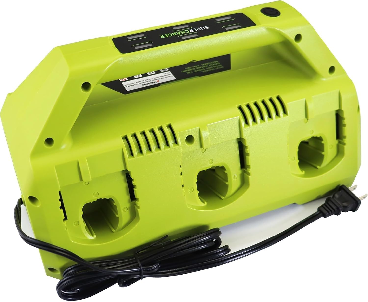 2026 Upgraded 6-Port Fast Charger Replacement Ryobi 18V 6-Port ONE+ Super Battery Charger P135 Station for Ryobi ONE+ 18V Batter