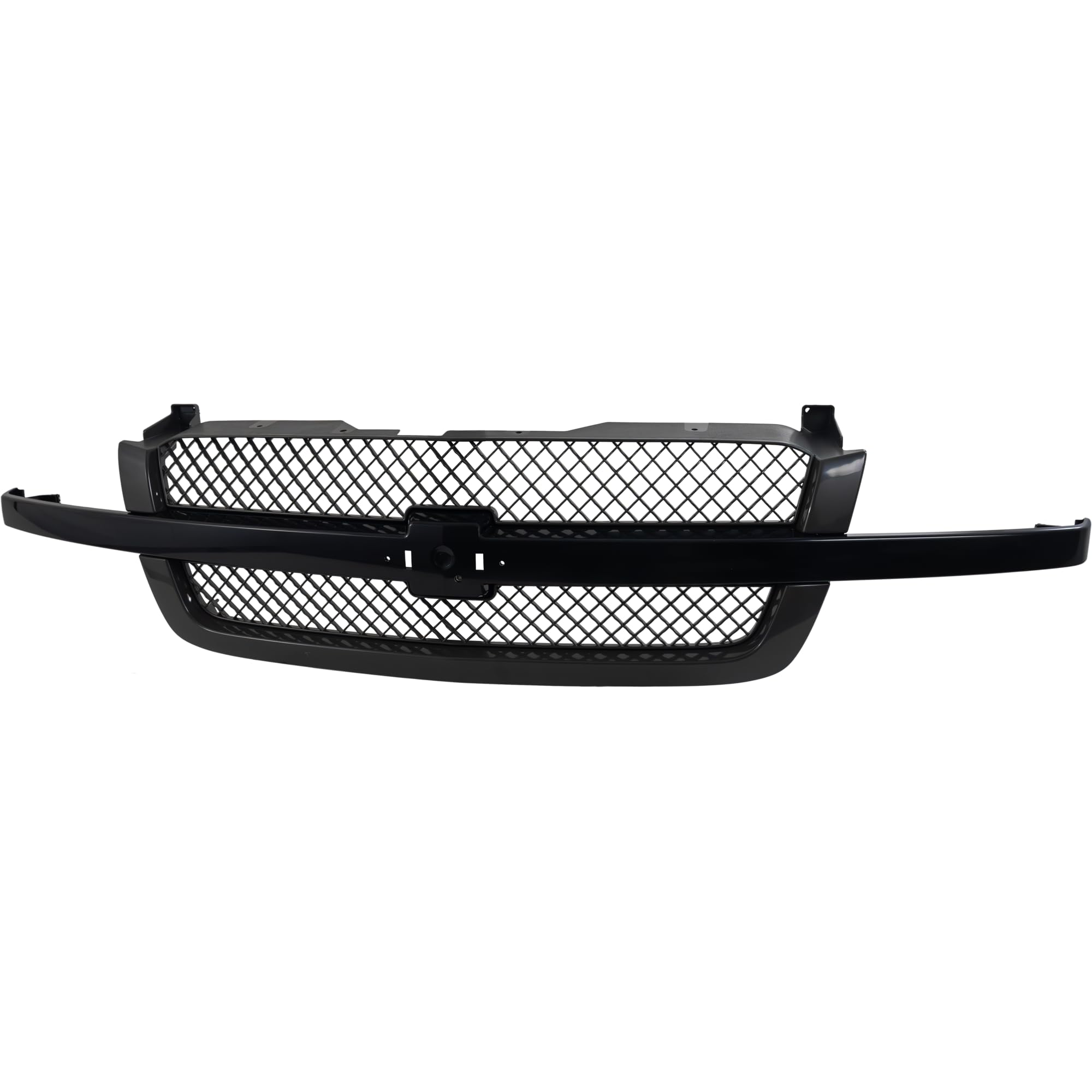 Garage-Pro Grille Assembly for 2003-2006 Chevrolet Silverado 1500, 2007 Classic, Gray Insert, Plastic, Paintable Shell, Model JCWC070183GP