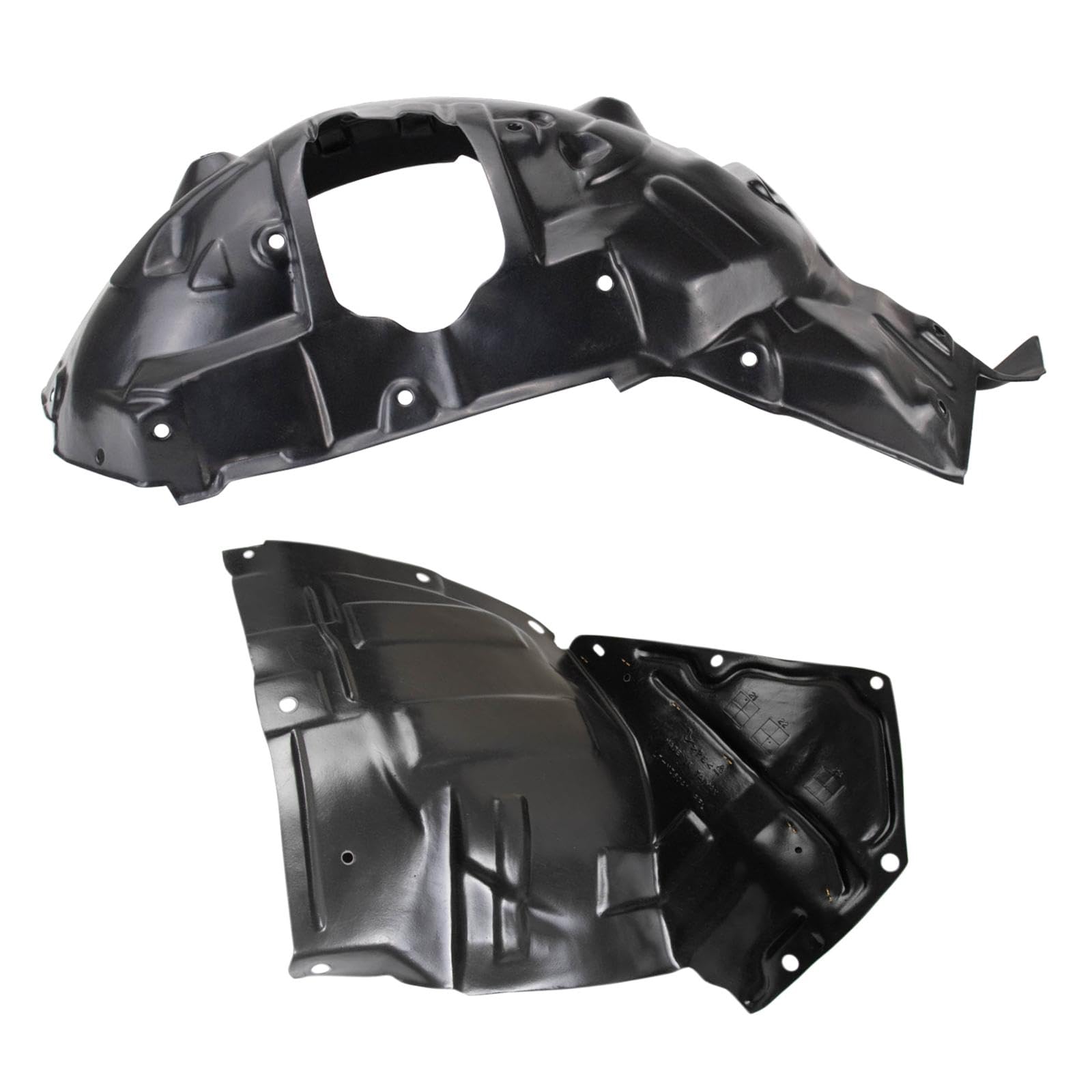 Trq Front Inner Fender Liner Set Compatible With 2006-2008 Mazda Mx-5 Miata Ma1250102 Ma1251103