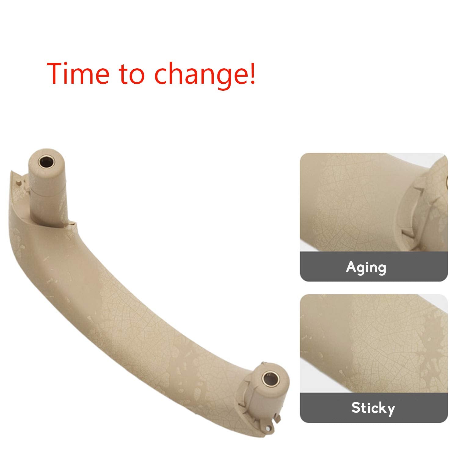 Jaronx For Bmw X3 X4 Door Pull Handle, Right Side Inner Interior Passenger Door Panel Pull Handle Replacement (Fit:Bmw X3 F25 20