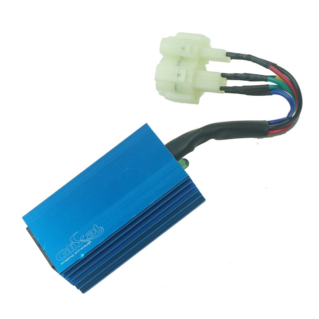 Glixal Atmt1-147 Gy6 High Performance Racing Blue Cdi Box 50Cc 125Cc 150Cc 139Qmb 152Qmi 157Qmj Chinese Scooter Moped Go Kart Atv Quads No Rev Limit