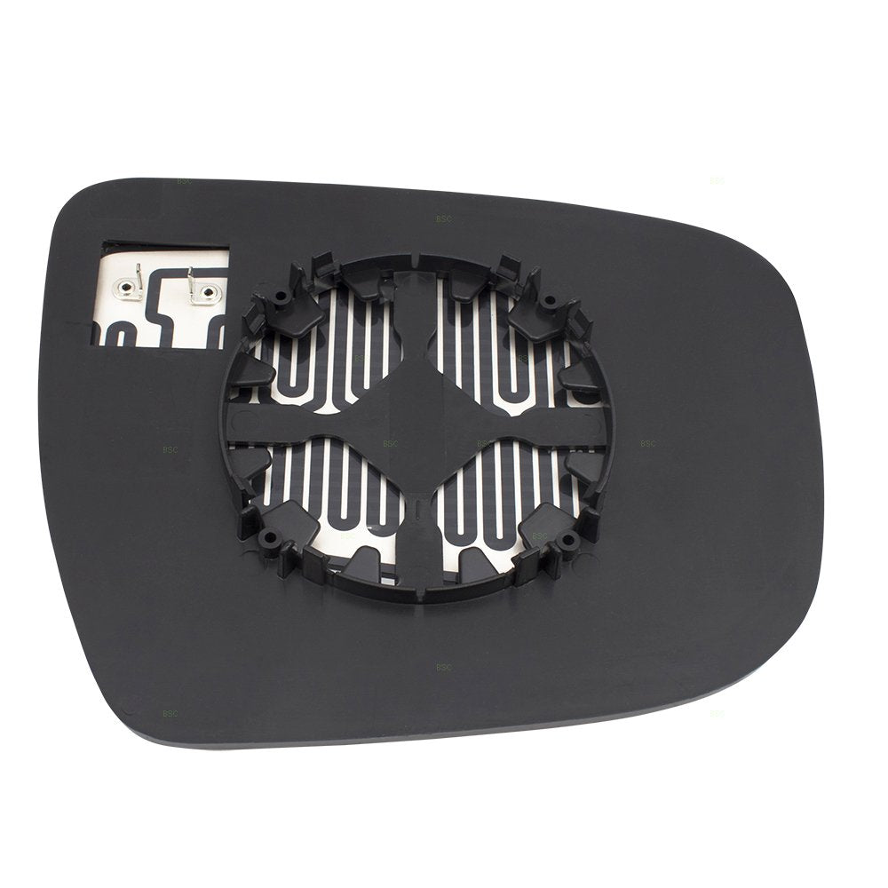 Brock Replacement Drivers Side View Mirror Glass & Base Heated Compatible with 15-17 Murano 14-18 Rogue 17-18 Pathfinder 963664BA1A