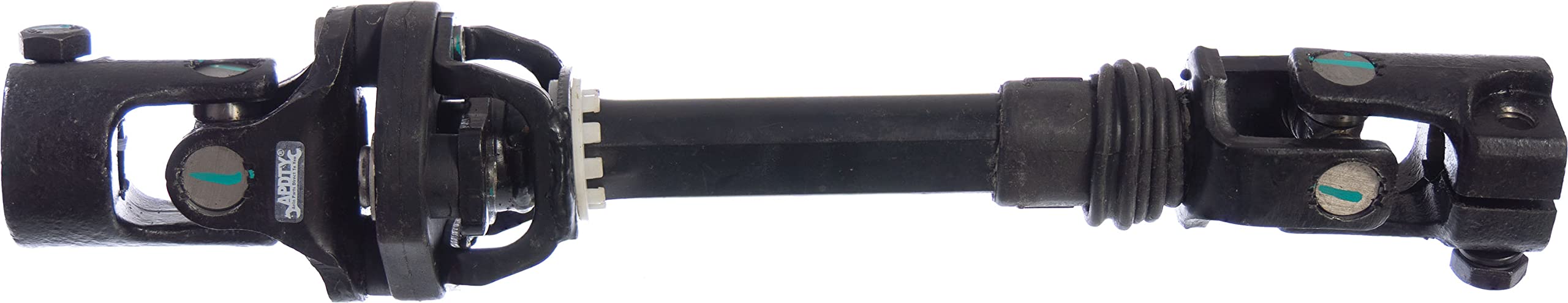 APDTY 536376 Intermediate Steering Column Lower Shaft w/Universal Rag U-Joints