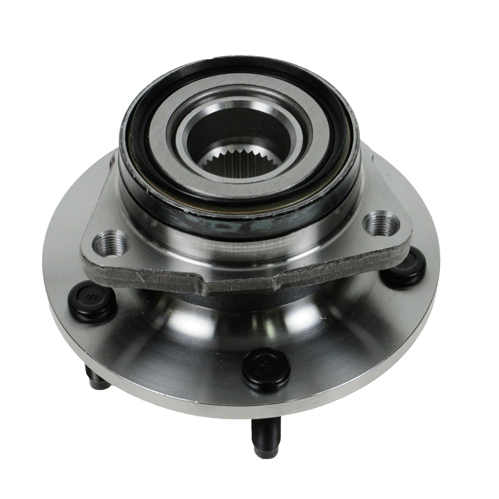 Trq Front Wheel Bearing & Hub Assembly 4Wd With Abs Sensor Compatible With 1994-1999 Dodge Ram 1500