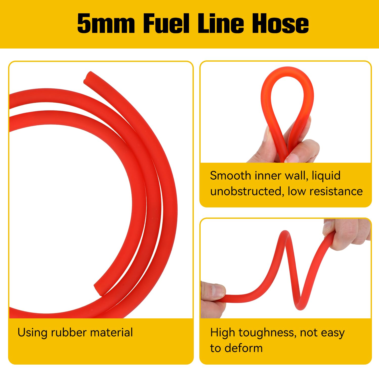 Gas Hose Line Fuel Filter Spring Clips for 110cc 50cc 125cc 150cc Kazuma Meerkat Redcat Falcon Taotao ATV Dirt Bike Scooter Quad