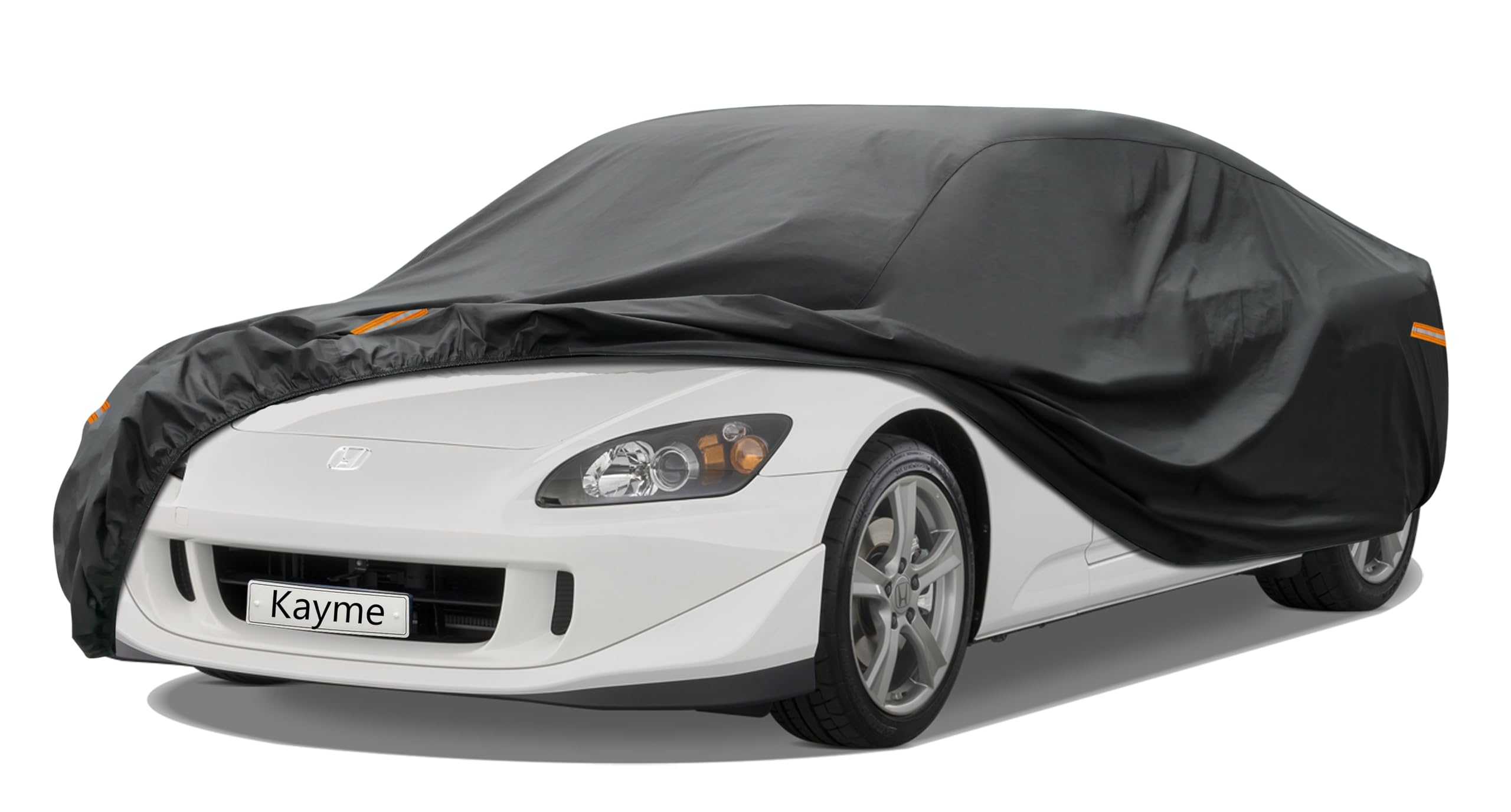 Kayme 7 Layers Car Cover Custom Fit For Honda S2000 (1999-2009) Waterproof All Weather For Automobiles, Outdoor Full Cover Rain 