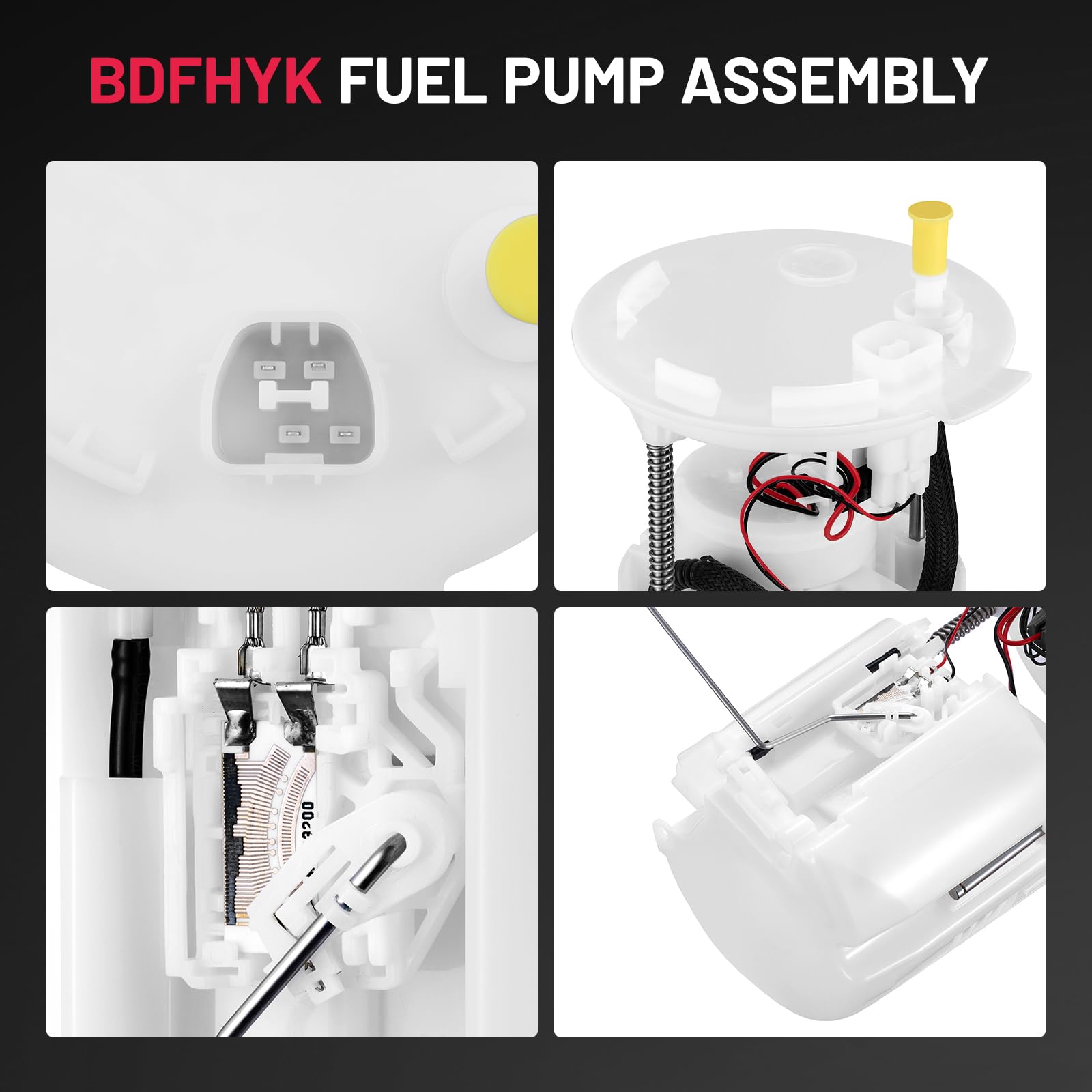 BDFHYK Fuel Pump Module Assembly E2609M Compatible with Ford Fusion L4 1.5L/ L4 1.6L/L4 2.0L,Lincoln MKZ L4 2.0L,2013 2014 2015