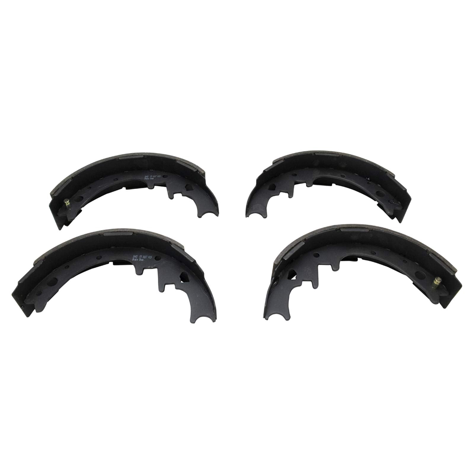 TRQ Rear Brake Shoe Pad & 10 Inch Brake Drum Pair Set Kit LH & RH Compatible with Dakota