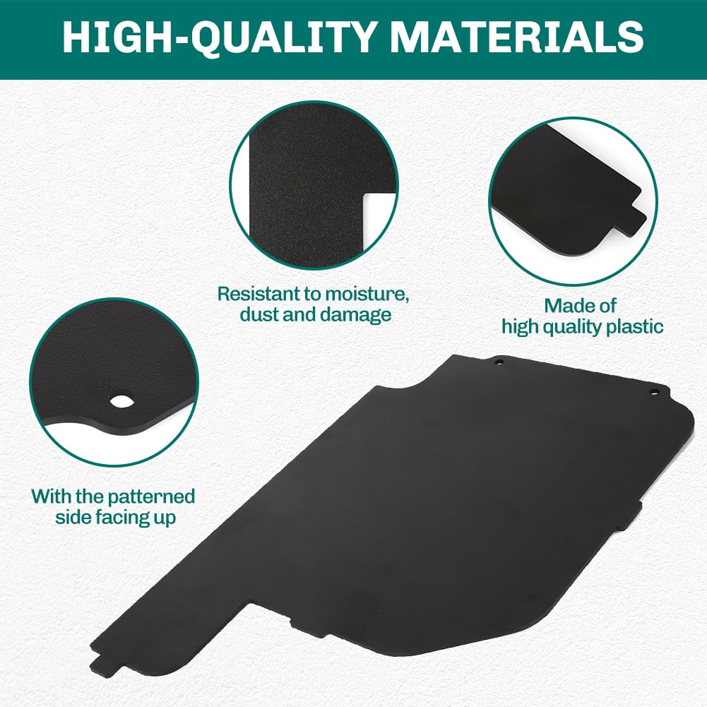 Motoparty For Yamaha Rhino 660 Battery Cover Battery Cover Box Lid For 2006-2009 Yamaha Rhino 450 (Yxr450F)& 2004-2008 Yamaha Rhino 660 (Yxr660F) Replace For Oem Number 5Ug-H2129-10-00