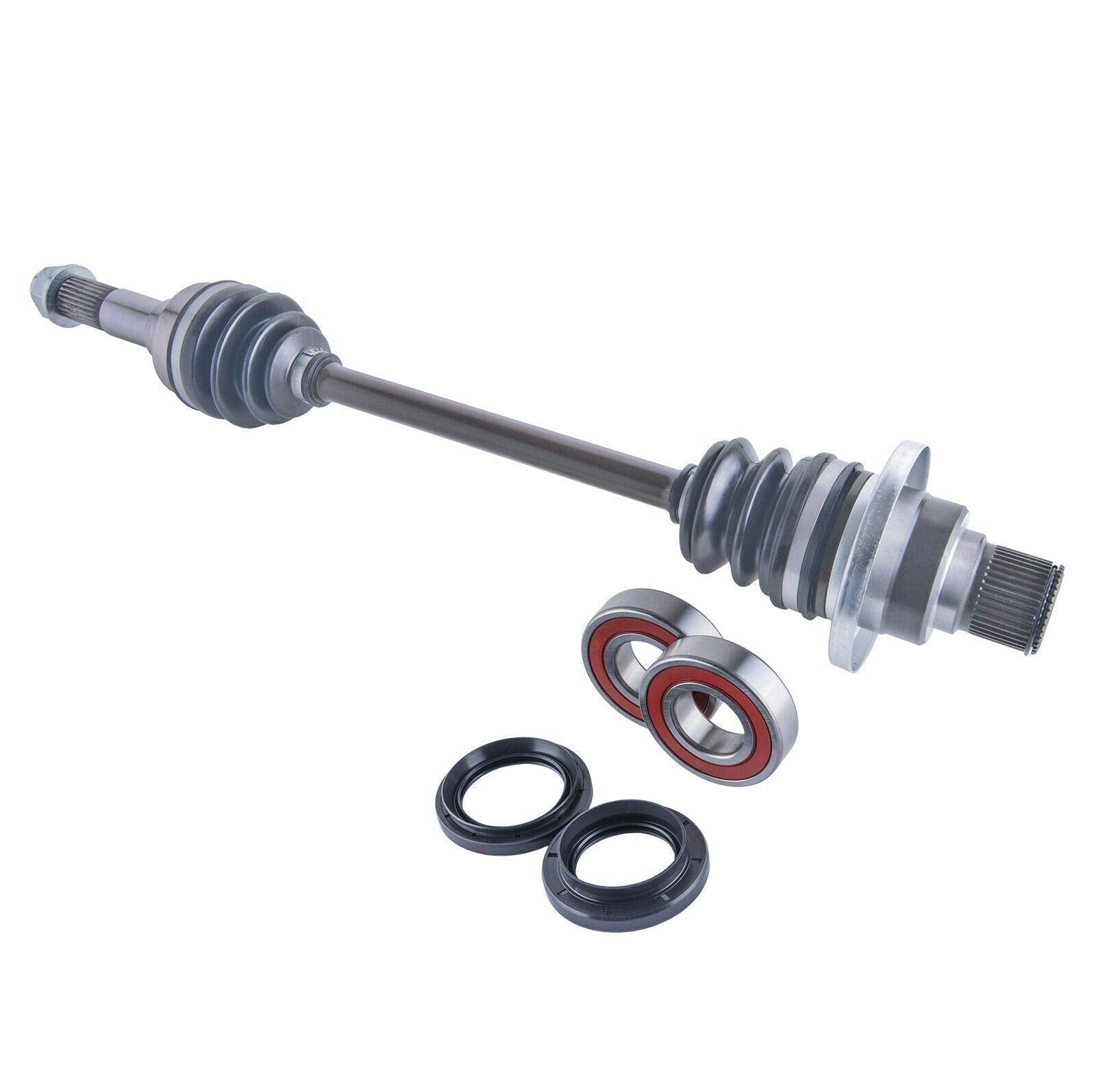 East Lake Axle rear left cv axle wheel bearings & seal kit for Yamaha Rhino 450/660 2004-2009