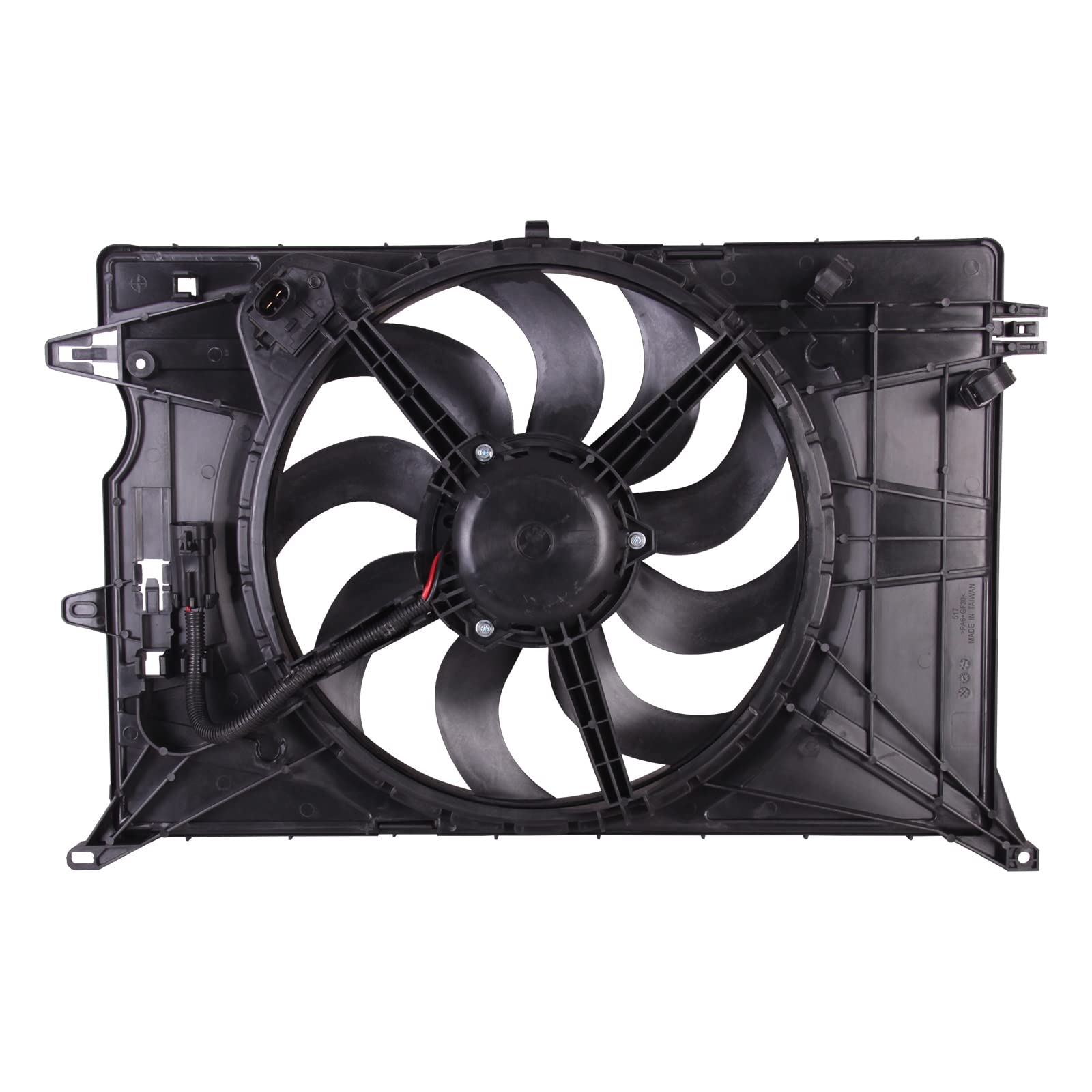 TYG OE Replacement(CAPA Quality) Cooling Fan Extra Silent for 2015-2018 Jeep Renegade 1.4L Type 1/ Type 2, 2016-2018 Fiat 500X 1