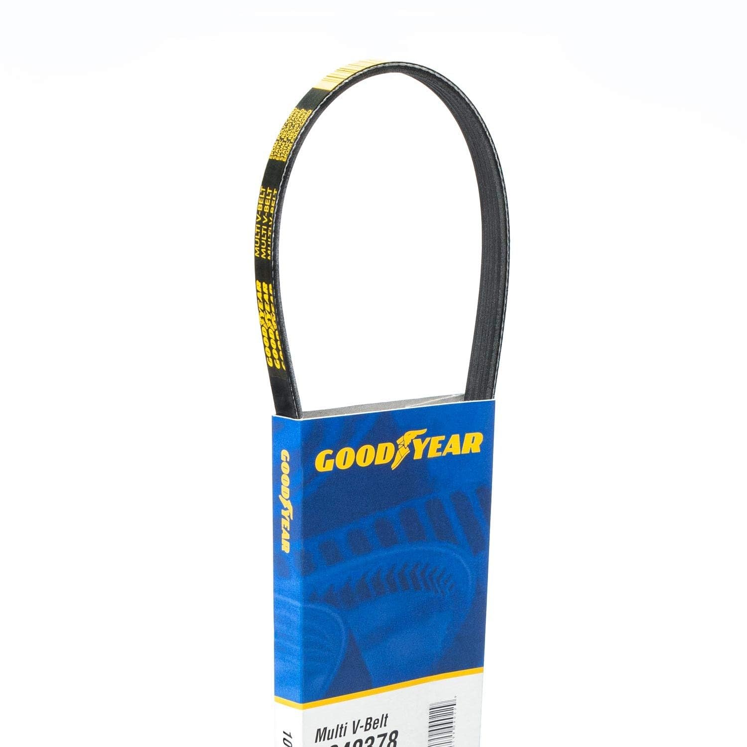 Goodyear Belts 1040378 Serpentine Belt, 4-Rib, 37.8 Length, Black