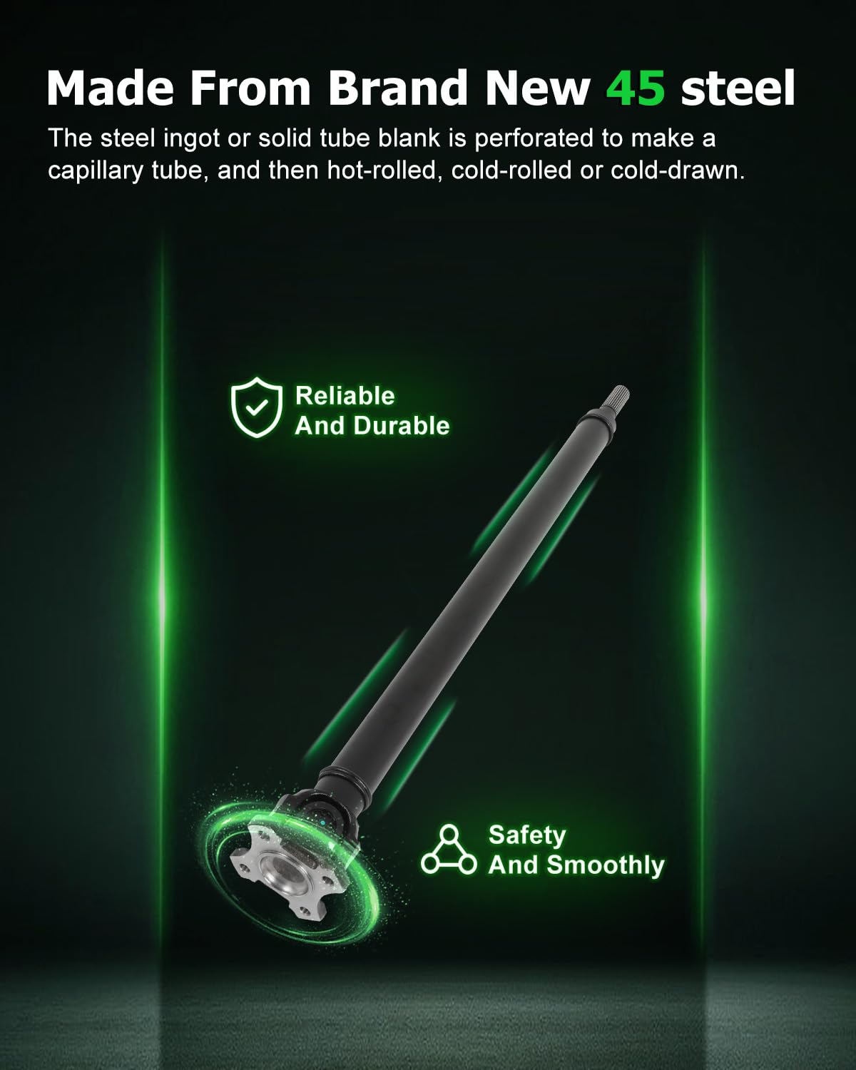 SCITOO?31.1''?Steel Front Driveshaft Assembly Drive Shaft Prop Shaft For BMW 530e xDrive 530i xDrive 540i xDrive 740e xDrive 740