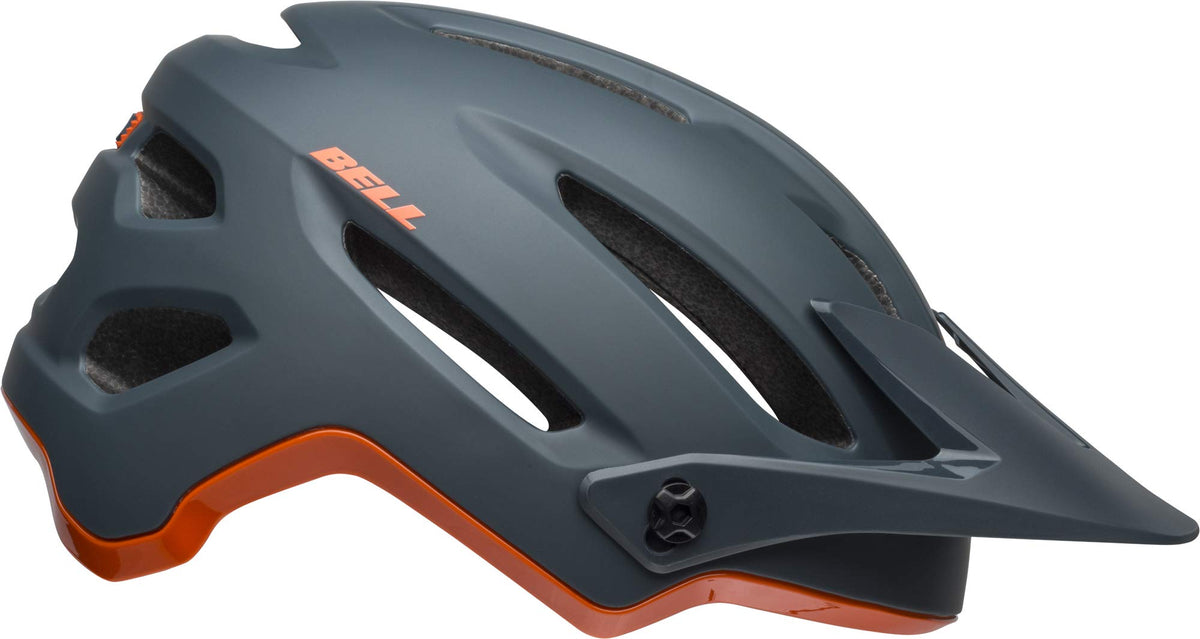 Bell 4Forty Mips Adult Mountain Bike Helmet - Matte/Gloss Slate/Orange (2023), Large (58-62 Cm)