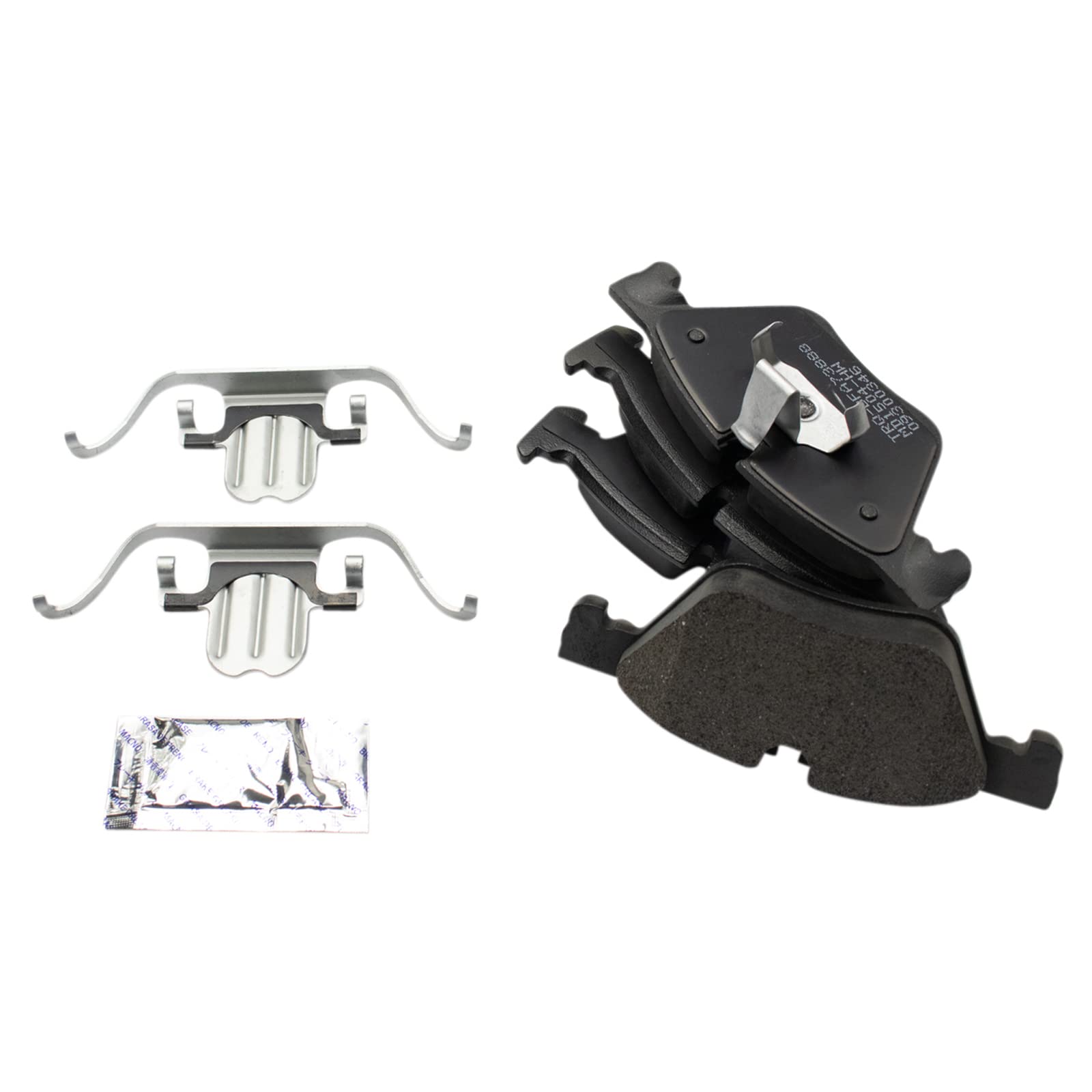 Trq Front Brake Pad & Rotor Kit Brake Pads Brake Rotor Semi-Metallic Compatible With 2011-2016 Bmw 528I