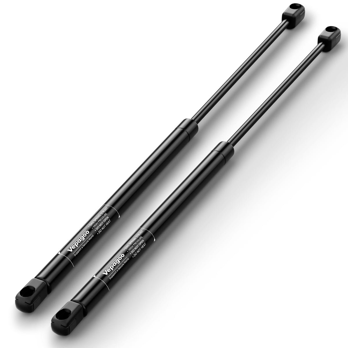 Vepagoo St309P130 30.9Inch 130Lb/578N Gas Strut Shock Lift Support Replacement For Truck Bed Cover Tonneau Cover, Rv Outside Doo