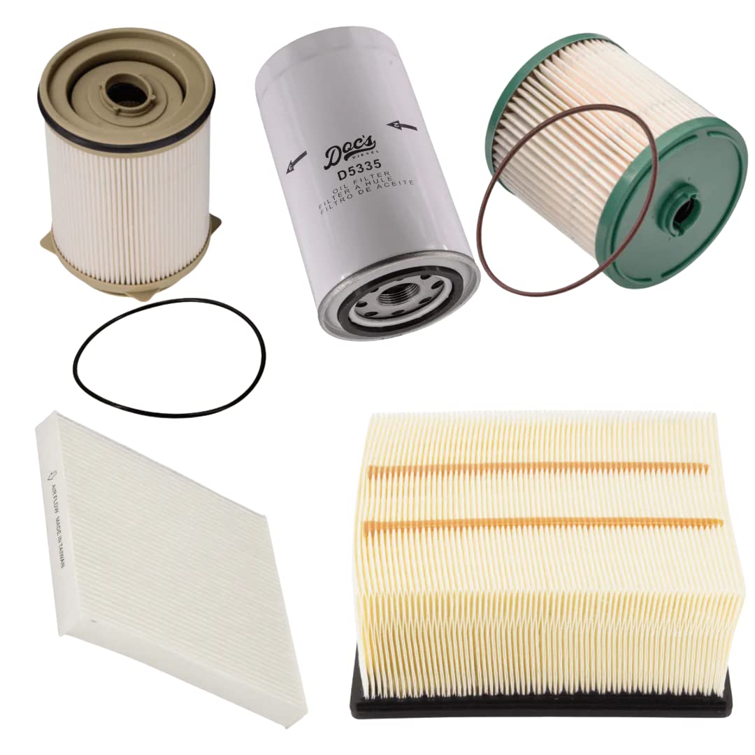 DOC'S DIESEL Ram 6.7L Cummins Diesel Filter Kit 2019-2022 | Replaces 68346631AA 68157291AA 53034051AB 05083285AA 68406048AA OEM 