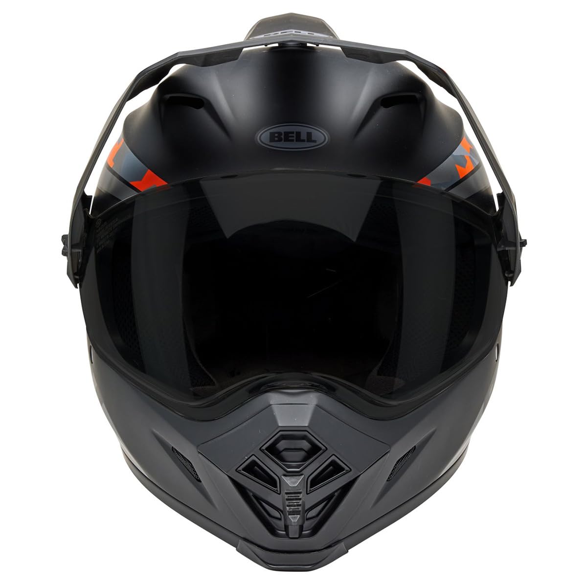 Bell Mx-9 Adventure Mips Dirt Helmet (Matte Mesa Black/Orange Camo - Large)