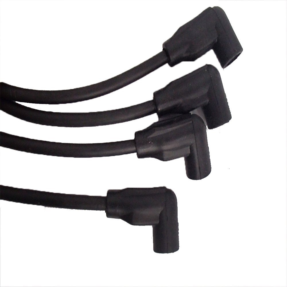 Raparts R1813 New Universal Spark Plug Wire Set (4 Cyl.) Solid Copper Wire Core