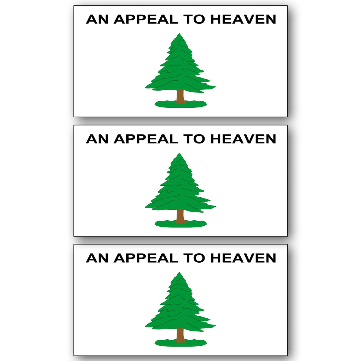 an Appeal to Heaven American Flag Car Magnetic Stickers - Bumper Sticker - Car Stickers & Decal Sticker Magnet - American Made D
